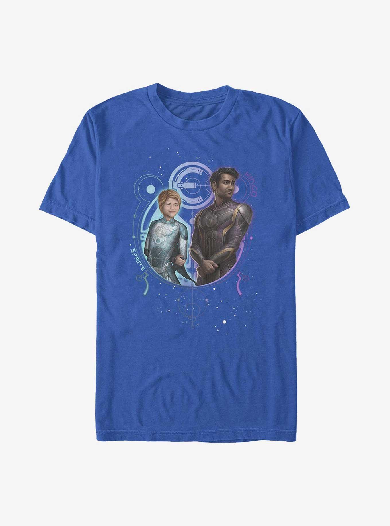 Marvel Eternals Sprite & Kingo Duo T-Shirt, ROYAL, hi-res