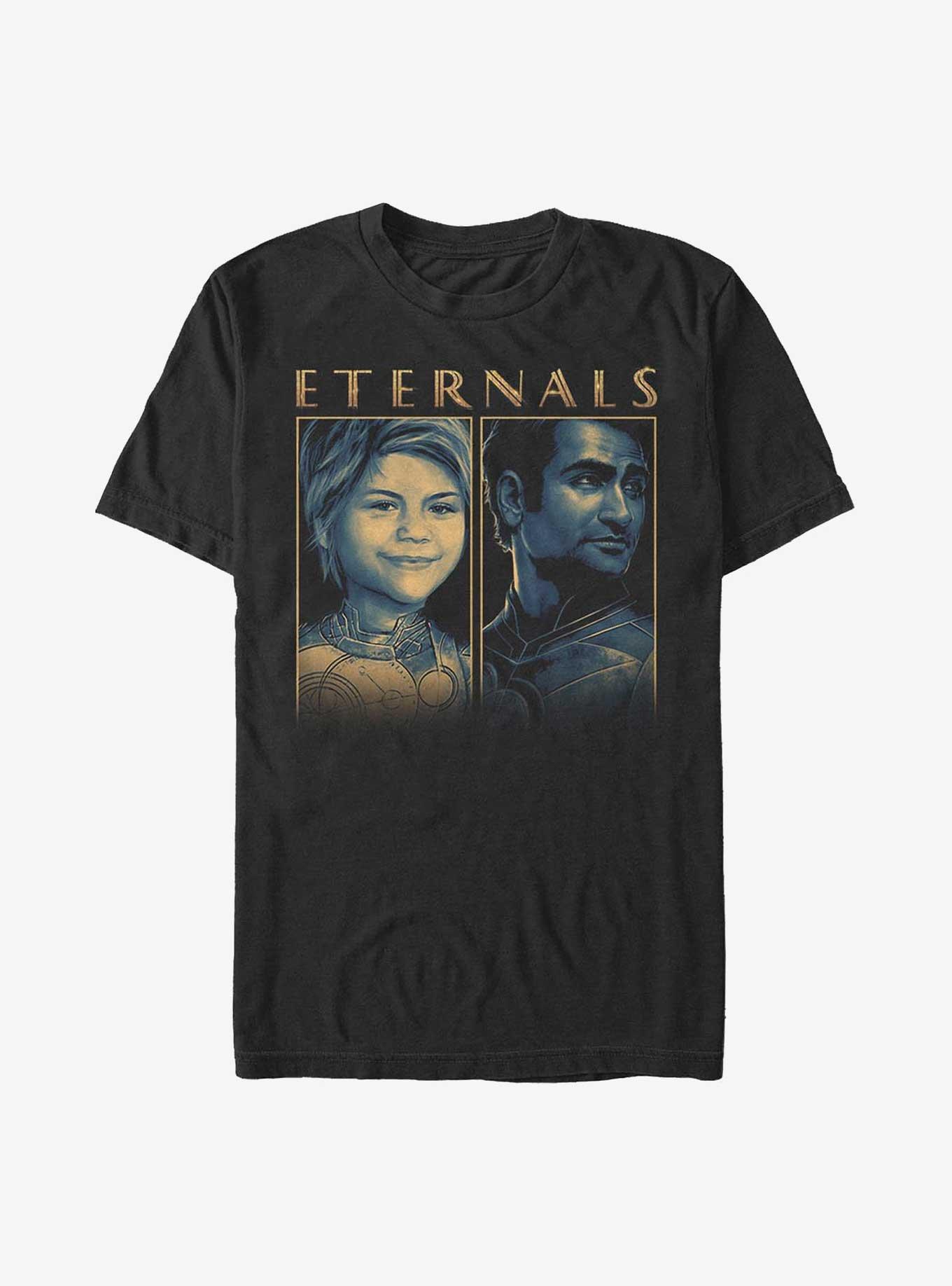 Marvel Eternals Sprite & Kingo Duo Box T-Shirt, BLACK, hi-res
