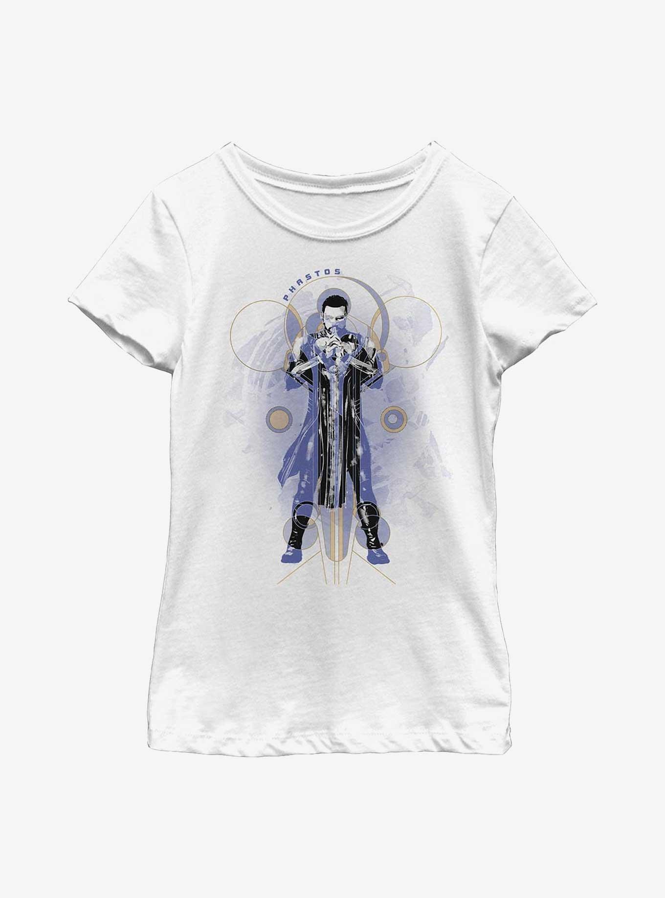 Marvel Eternals Phastos Hero Youth Girls T-Shirt, WHITE, hi-res