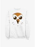 Disney The Owl House Hooty Face Sweatshirt, WHITE, hi-res