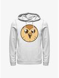 Disney The Owl House Hooty Face Solid Hoodie, WHITE, hi-res