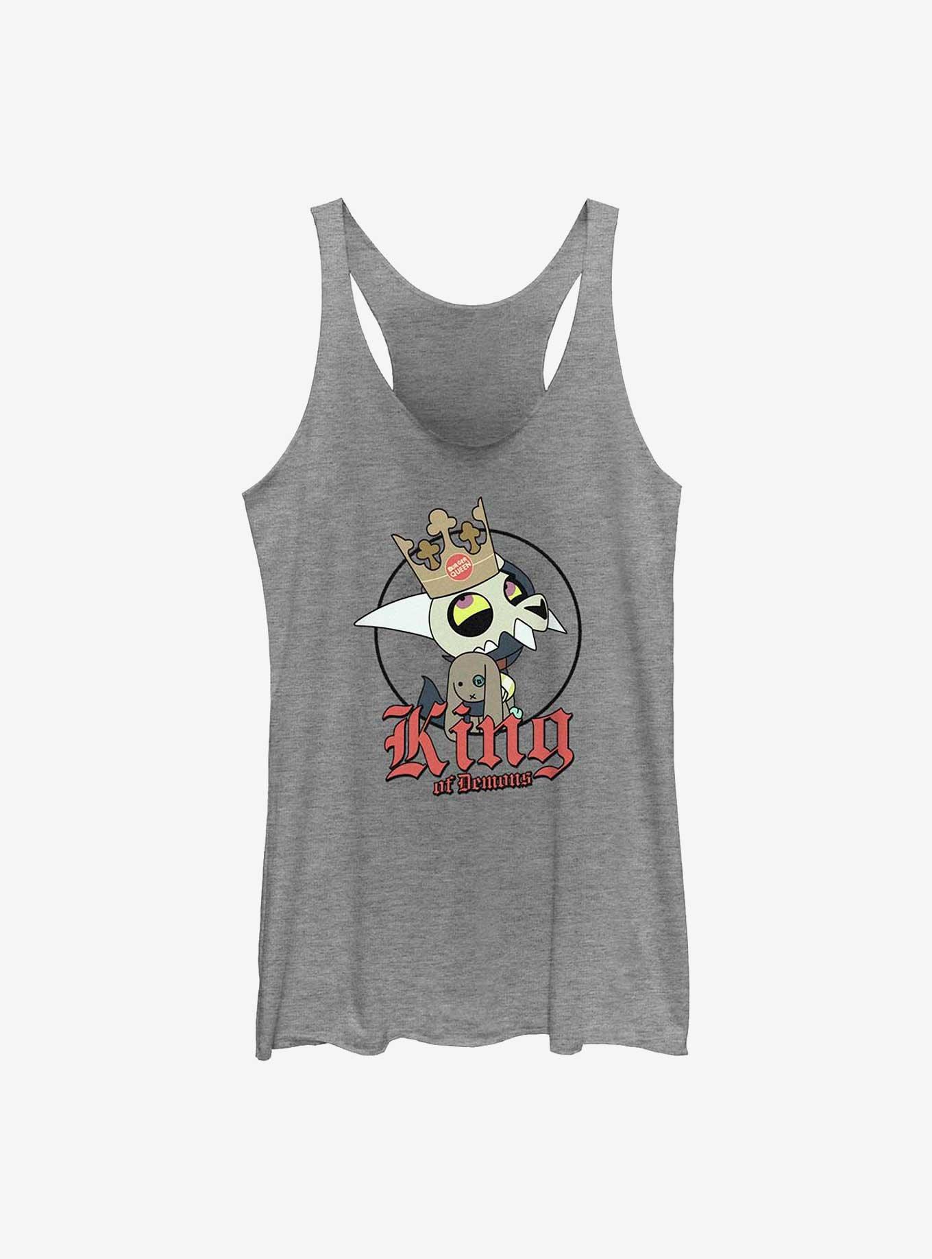 Disney The Owl House King Of Demons Womens Tank Top, GRAY HTR, hi-res