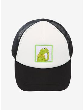 The Muppets Kermit The Frog Thinking Mesh Trucker Hat, , hi-res