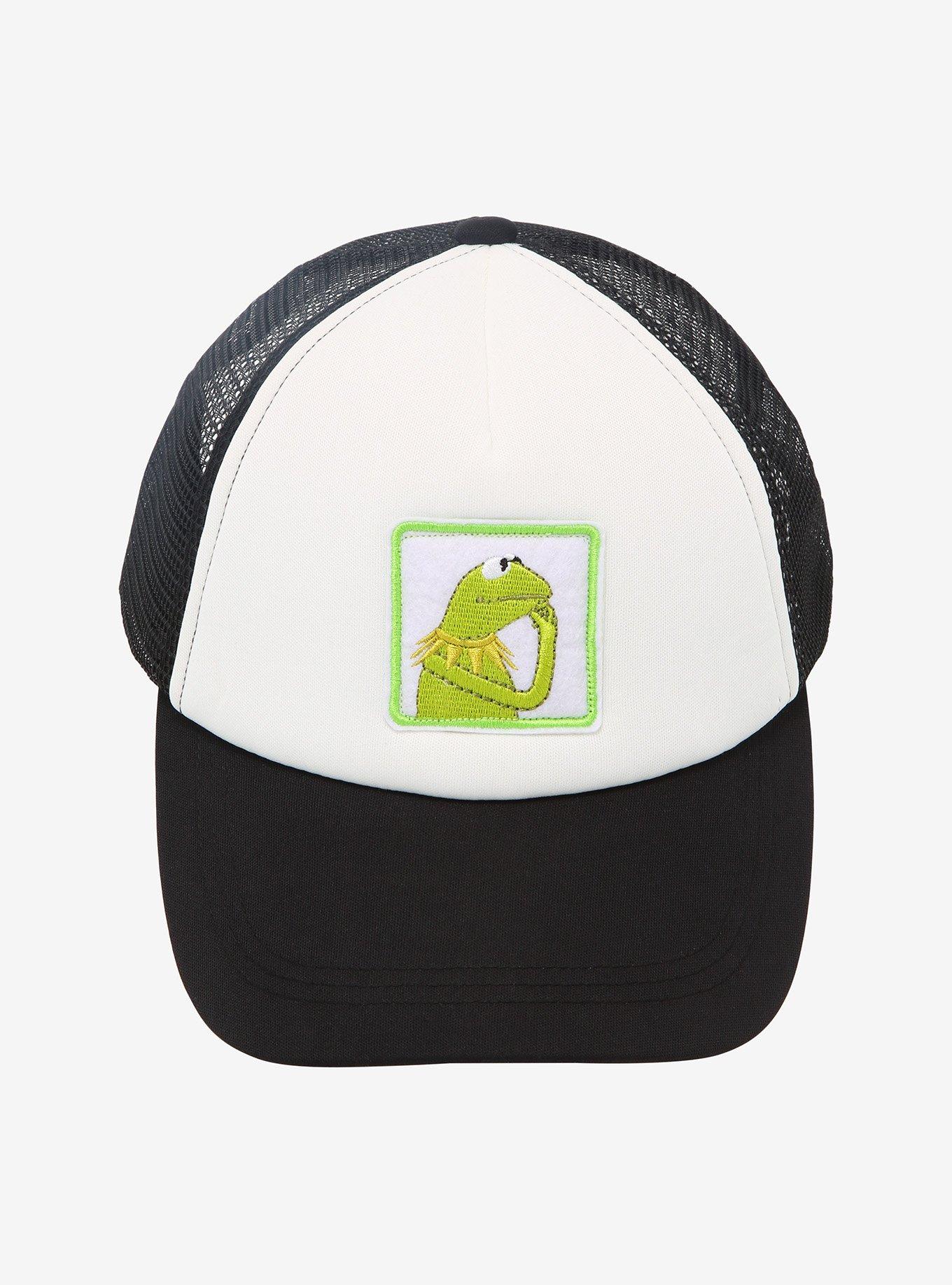 The Muppets Kermit The Frog Thinking Mesh Trucker Hat, , hi-res