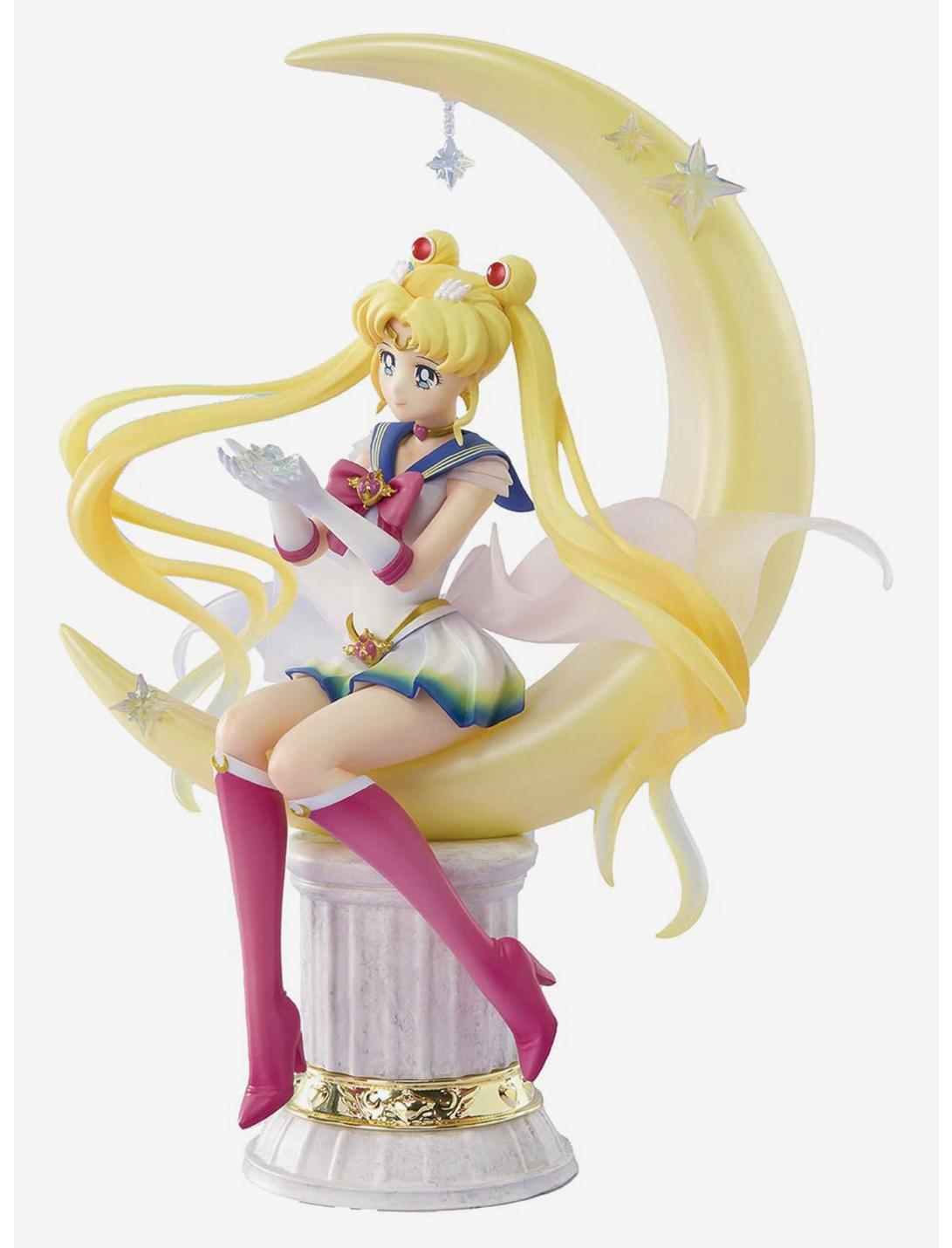 Bandai Spirits Sailor Moon Eternal FiguartsZERO Chouette Super Sailor Moon (Bright Moon & Legendary Silver Crystal Ver.) Figure, , hi-res