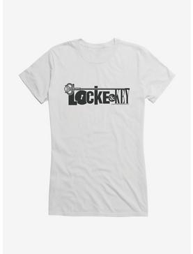 Locke and Key Light Logo Girls T-Shirt, WHITE, hi-res