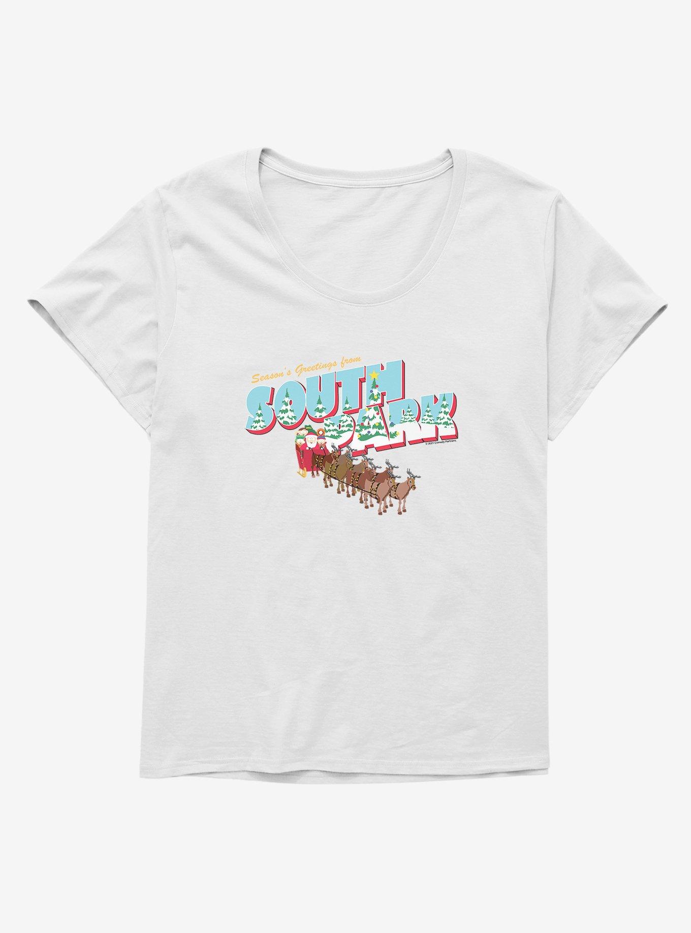 South Park Christmas Guide On the Roof Girls T-Shirt Plus Size, , hi-res