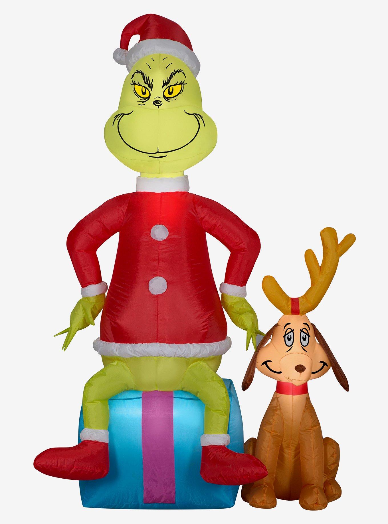 Grinch And Max Inflatable Decor, , hi-res