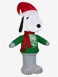 Peanuts Snoopy Holiday Sweater Inflatable Decor, , hi-res