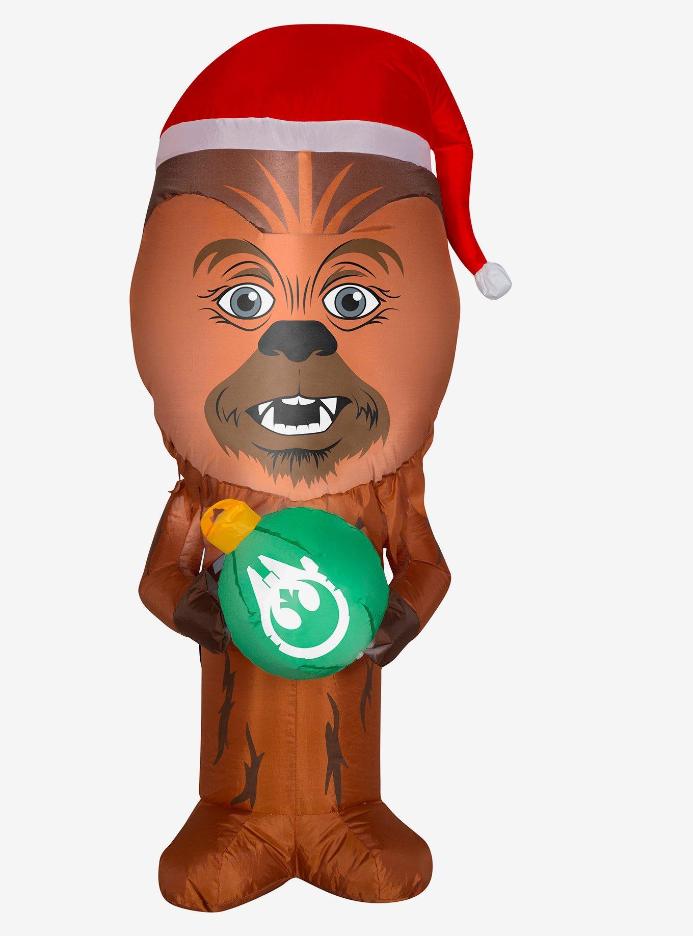 Star Wars Chewbacca Santa Hat Inflatable Decor, , hi-res