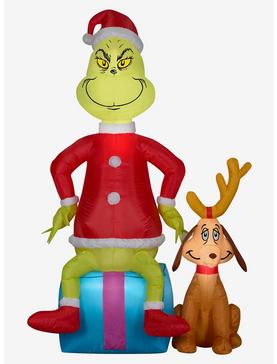 Grinch And Max Inflatable Decor, , hi-res