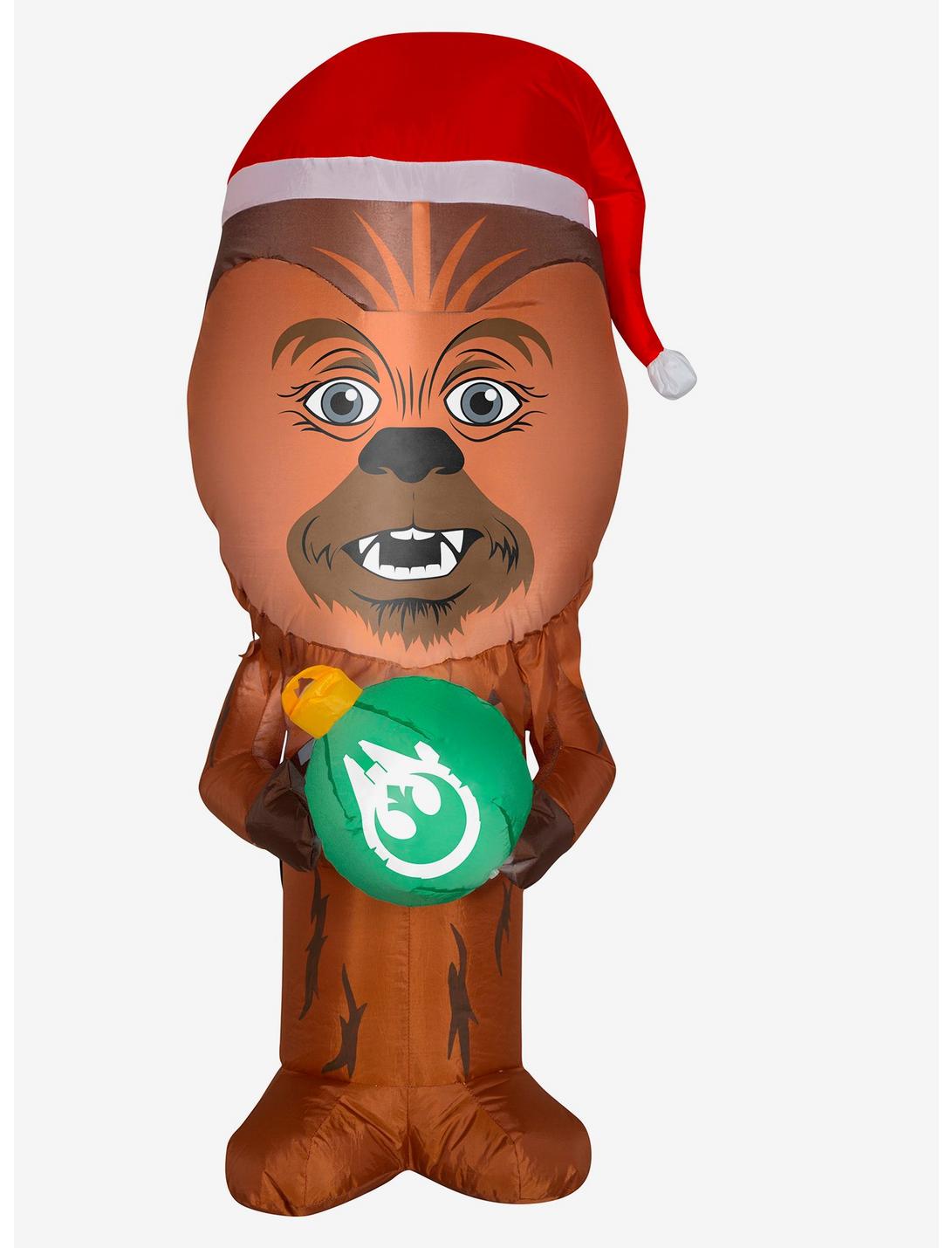 Star Wars Chewbacca Santa Hat Inflatable Decor, , hi-res