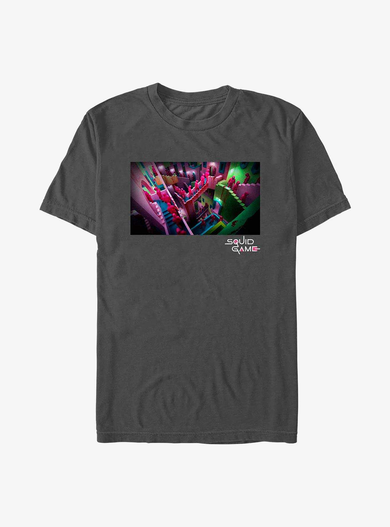 Squid Game Guarded Staircase T-Shirt, , hi-res