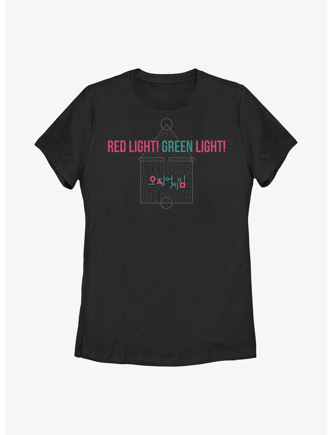 Squid Game Red Light, Green Light Game Womens T-Shirt, BLACK, hi-res