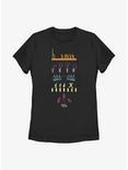 Squid Game Game Icons Womens T-Shirt, BLACK, hi-res