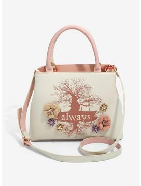 Harry Potter Always Floral Handbag - BoxLunch Exclusive, , hi-res