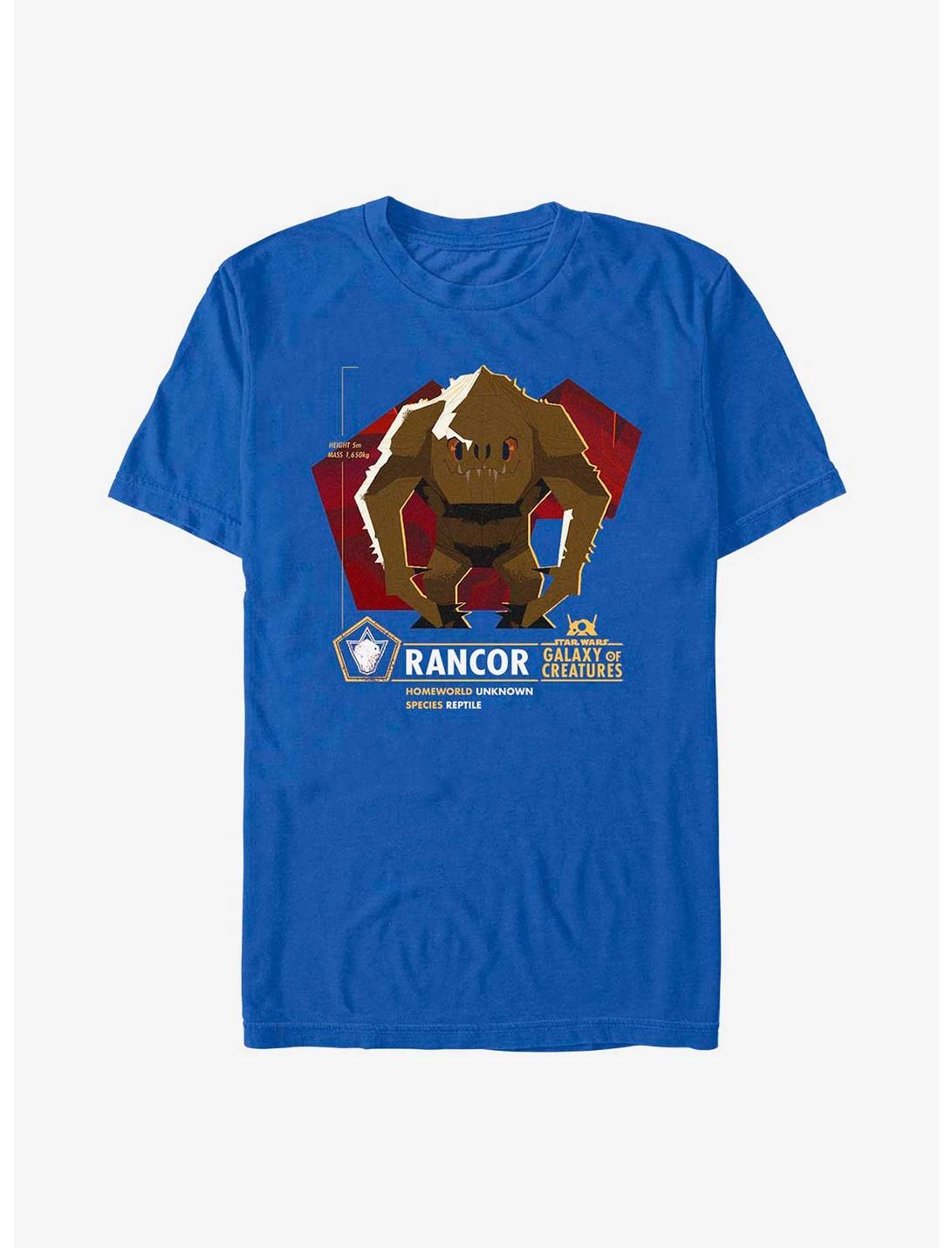 Star Wars Galaxy Of Creatures Rancor Species T-Shirt, ROYAL, hi-res