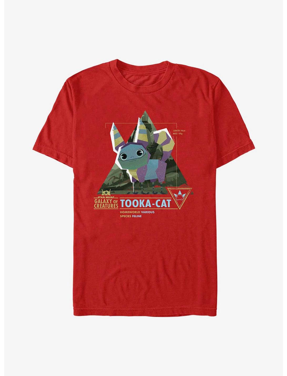 Star Wars Galaxy Of Creatures Tooka-Cat Species T-Shirt, RED, hi-res