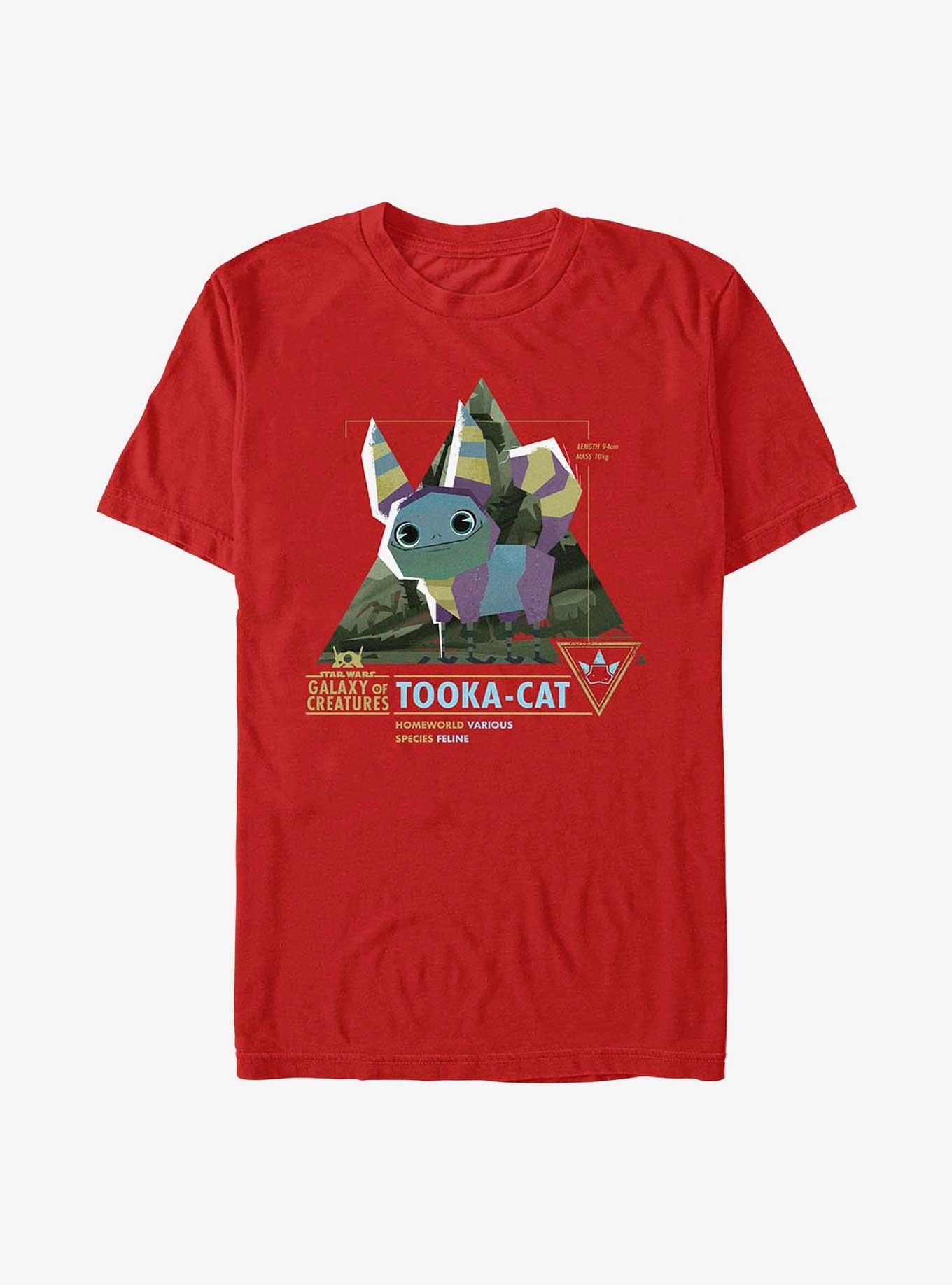Star Wars Galaxy Of Creatures Tooka-Cat Species T-Shirt, RED, hi-res