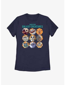 Star Wars Galaxy Of Creatures Creature Chart Womens T-Shirt, , hi-res