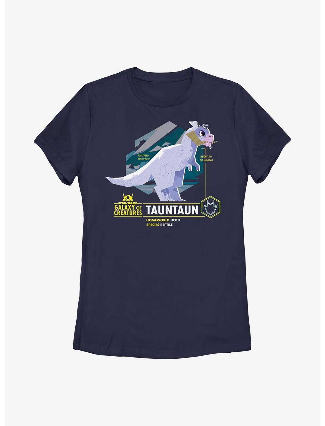 Star Wars Galaxy Of Creatures Tauntaun Womens T-Shirt, NAVY, hi-res