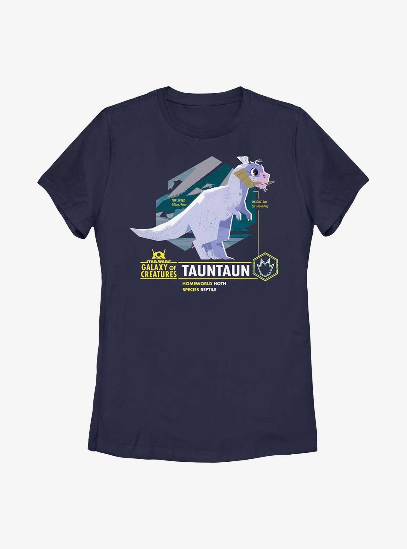 Star Wars Galaxy Of Creatures Tauntaun Womens T-Shirt, NAVY, hi-res