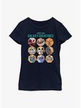 Star Wars Galaxy Of Creatures Creature Chart Youth Girls T-Shirt, NAVY, hi-res