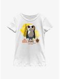 Star Wars Galaxy Of Creatures Porg Species Youth Girls T-Shirt, WHITE, hi-res