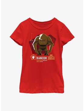 Star Wars Galaxy Of Creatures Rancor Species Youth Girls T-Shirt, , hi-res