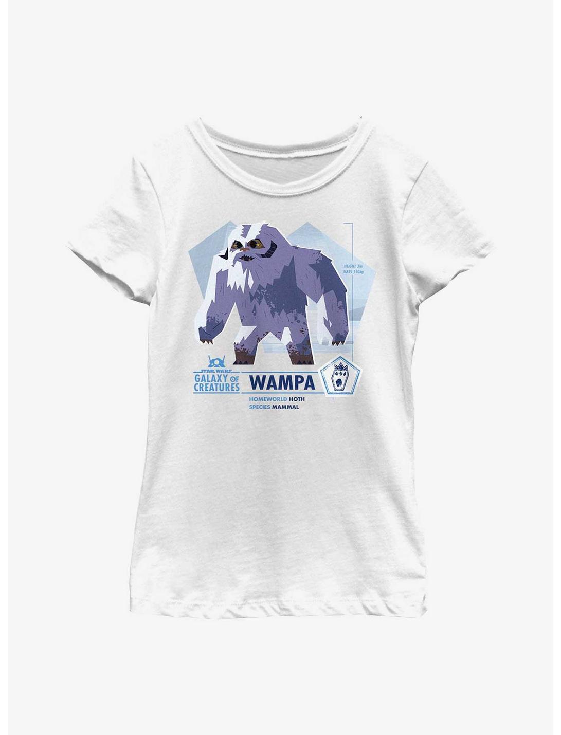 Star Wars Galaxy Of Creatures Wampa Species Youth Girls T-Shirt, WHITE, hi-res