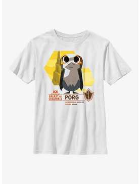 Star Wars Galaxy Of Creatures Porg Species Youth T-Shirt, , hi-res
