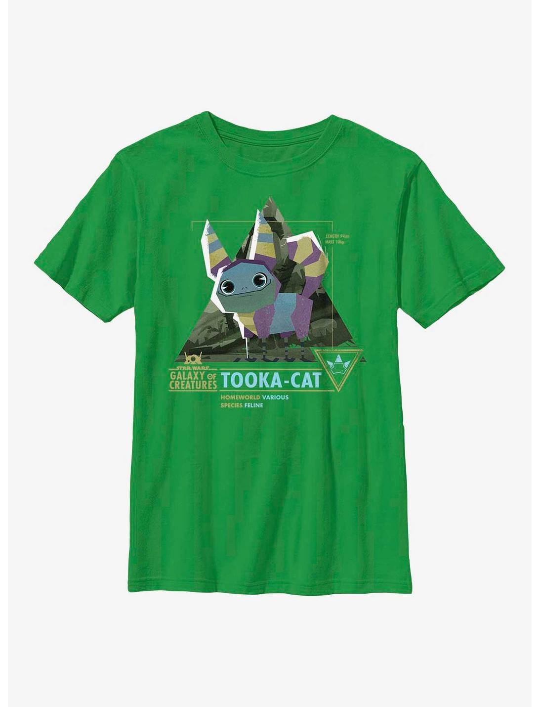 Star Wars Galaxy Of Creatures Tooka-Cat Species Youth T-Shirt, KELLY, hi-res
