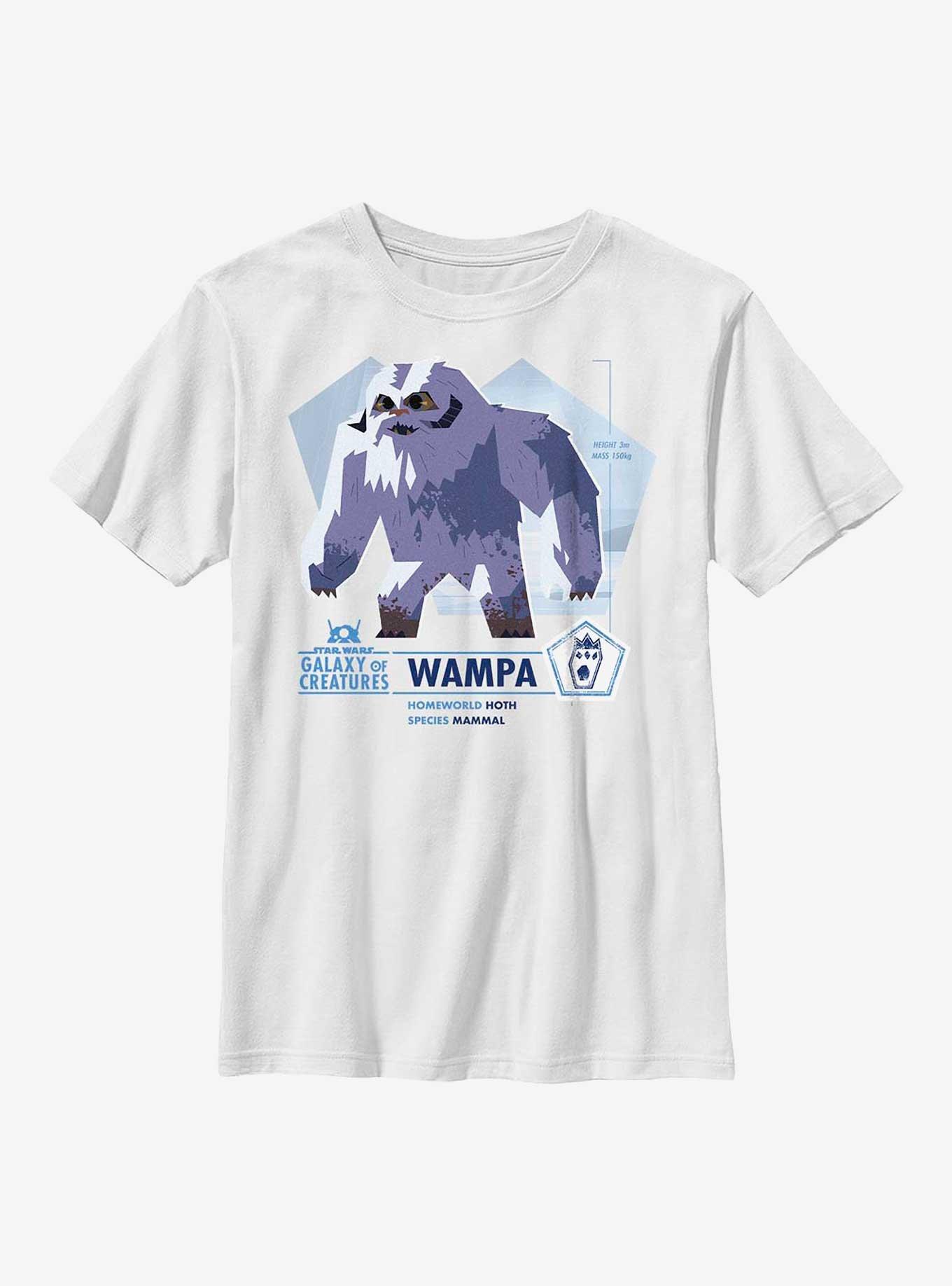Star Wars Galaxy Of Creatures Wampa Species Youth T-Shirt, WHITE, hi-res