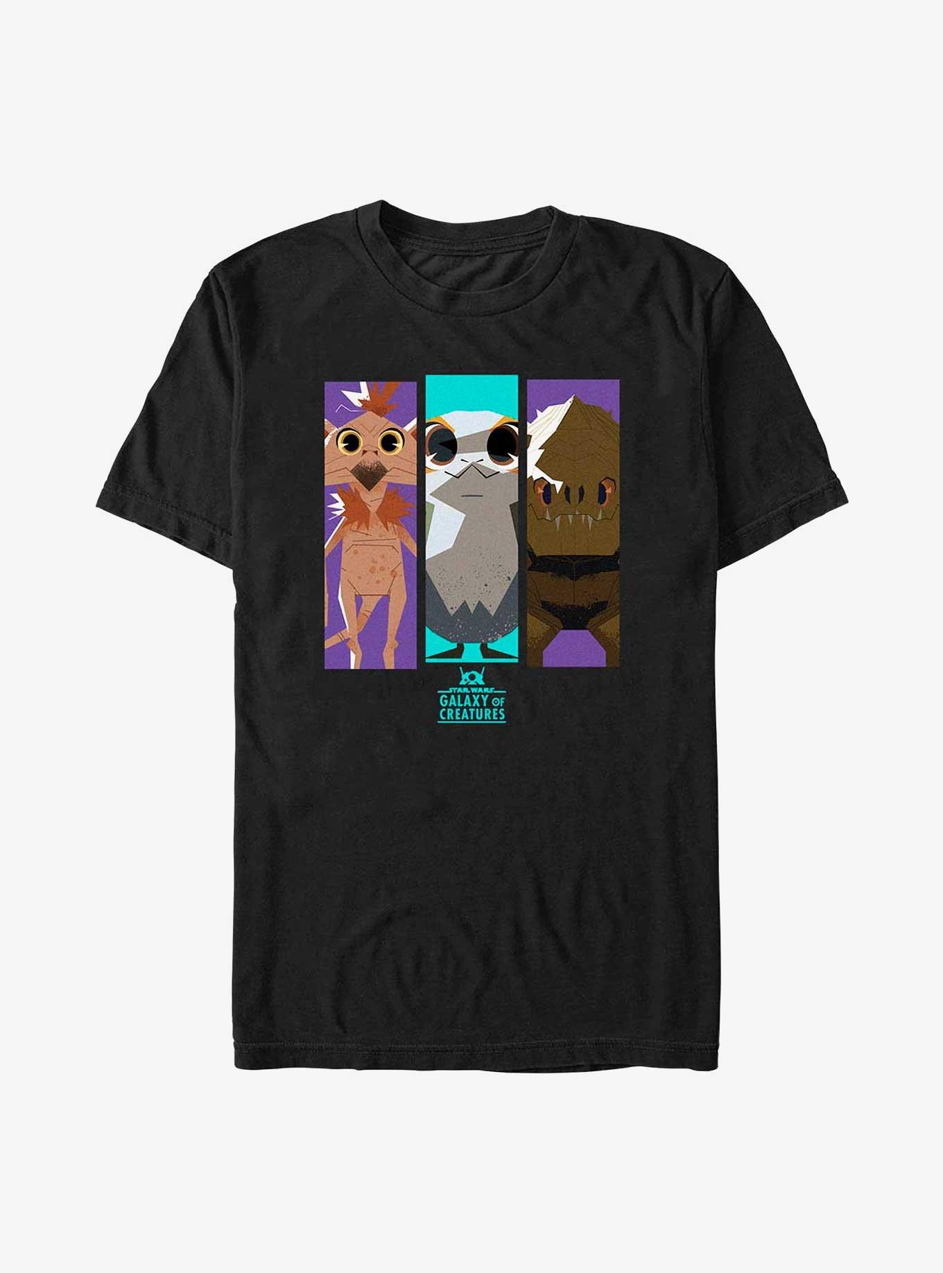 Star Wars Galaxy Of Creatures Creature Panels T-Shirt, BLACK, hi-res