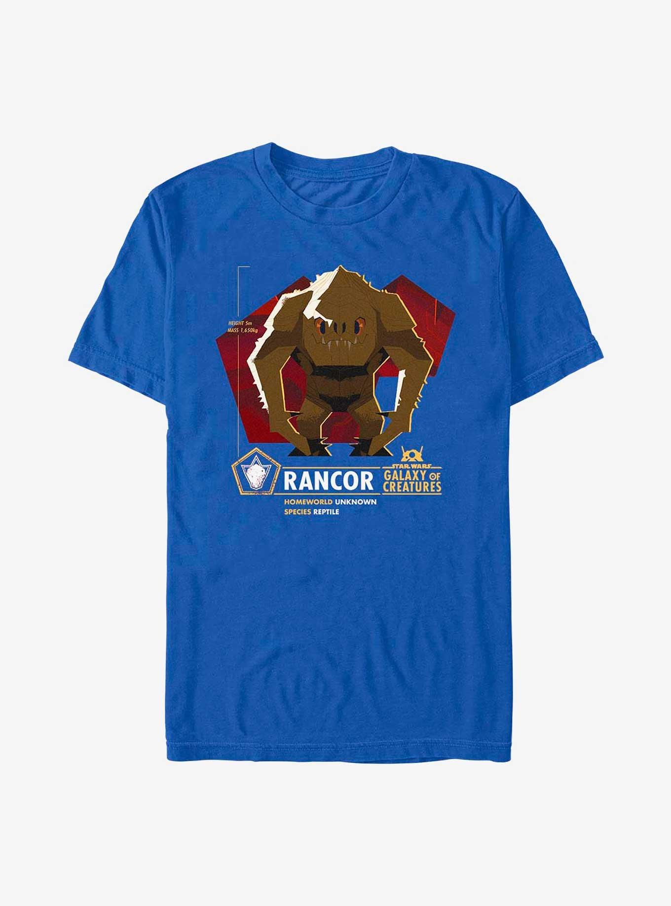 Star Wars Galaxy Of Creatures Rancor Species T-Shirt, ROYAL, hi-res