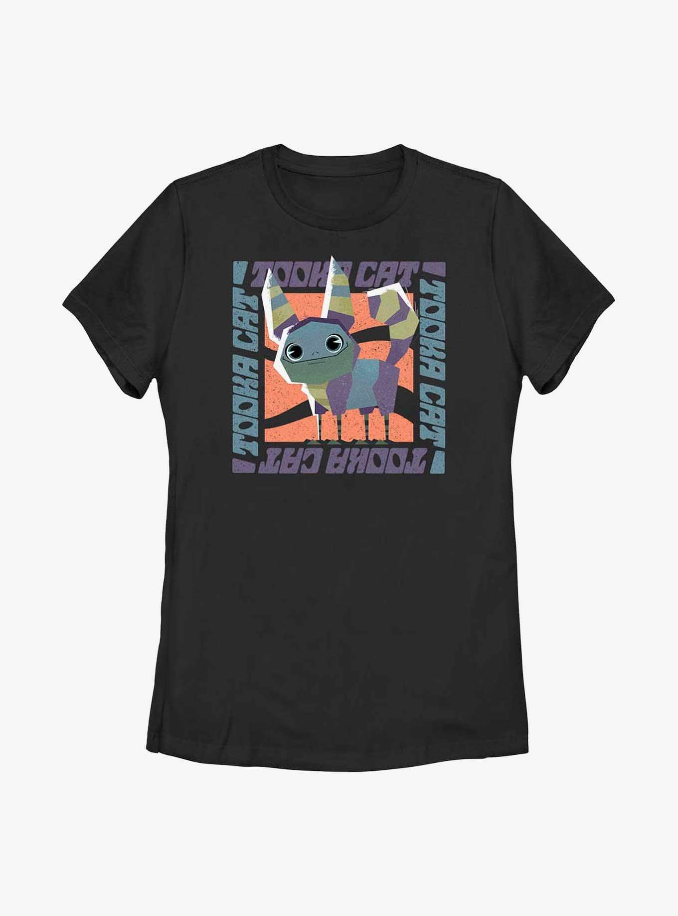Star Wars Galaxy Of Creatures Tooka-Cat Box Frame Womens T-Shirt, BLACK, hi-res