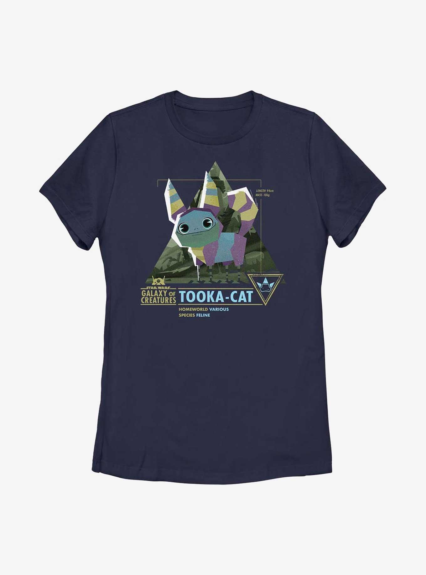 Star Wars Galaxy Of Creatures Tooka-Cat Species Womens T-Shirt, NAVY, hi-res