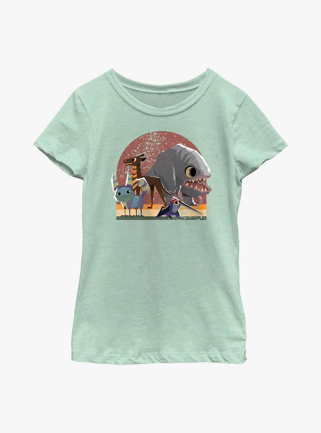 Star Wars Galaxy Of Creatures Creature Group Youth Girls T-Shirt, MINT, hi-res
