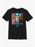 Star Wars Galaxy Of Creatures Creature Panels Youth T-Shirt, BLACK, hi-res