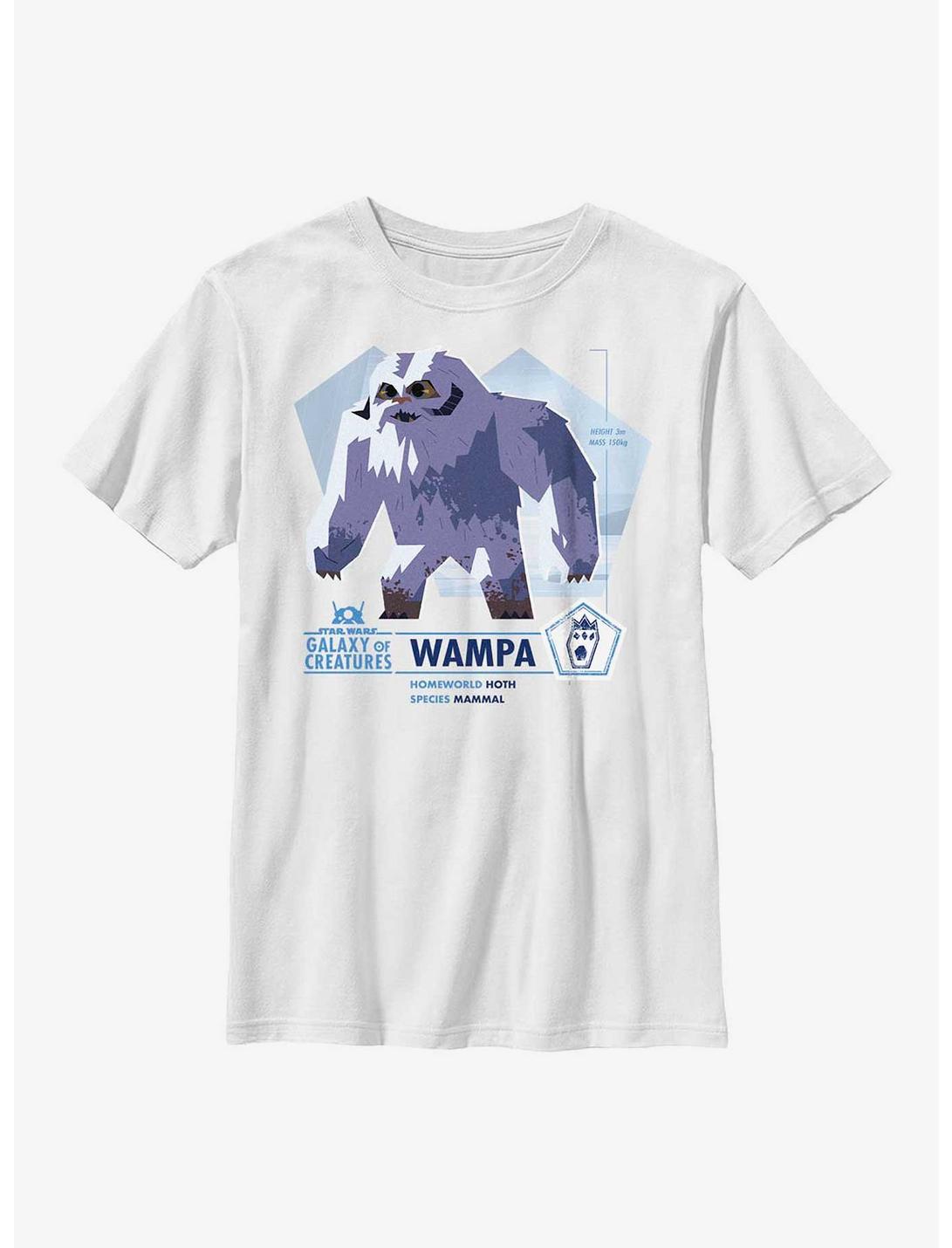 Star Wars Galaxy Of Creatures Wampa Species Youth T-Shirt, WHITE, hi-res