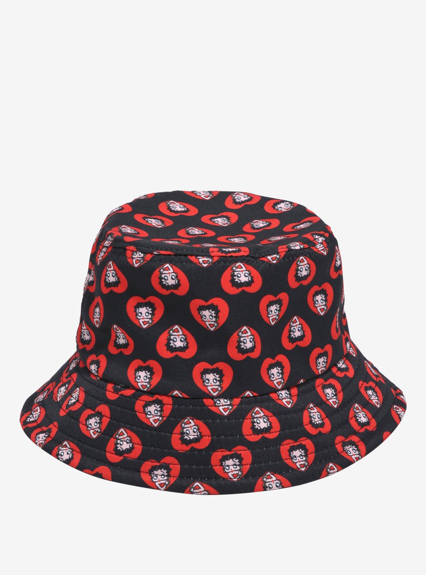 Betty Boop Hearts Bucket Hat, , hi-res