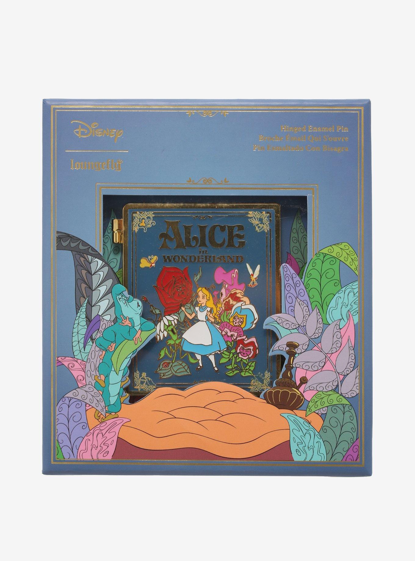 Loungefly Disney Alice In Wonderland 3 Inch Hinged Enamel Pin | Hot Topic