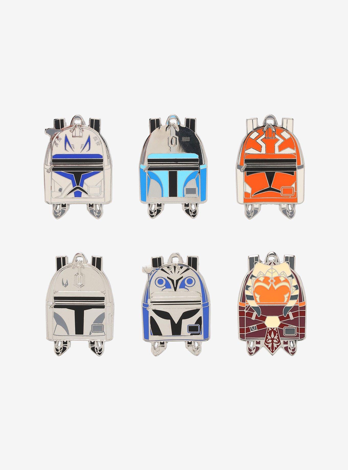 Loungefly Star Wars: The Clone Wars Backpack Blind Box Enamel Pin, , hi-res