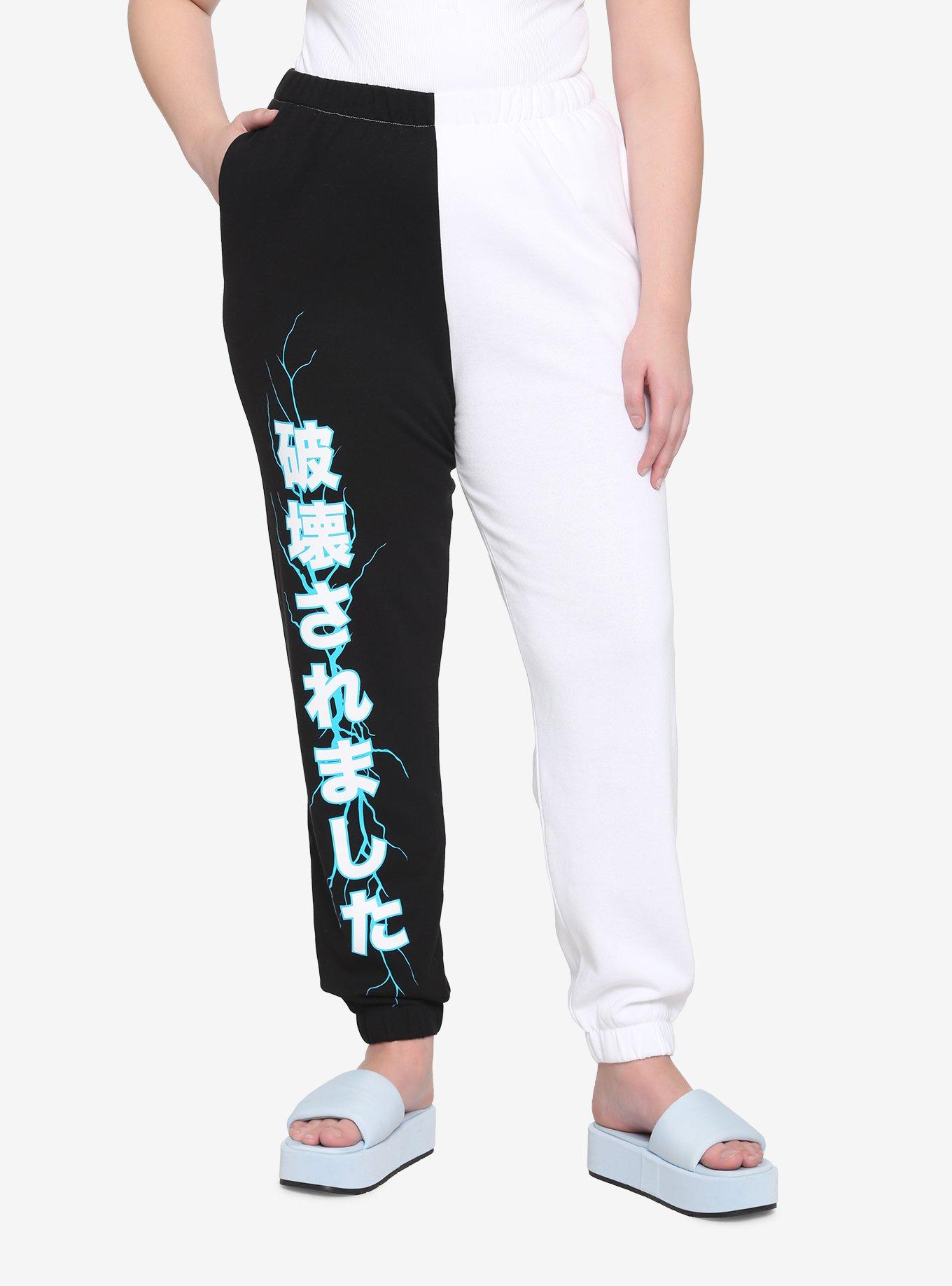 Lightning Split Girls Sweatpants Plus Size, MULTI, hi-res