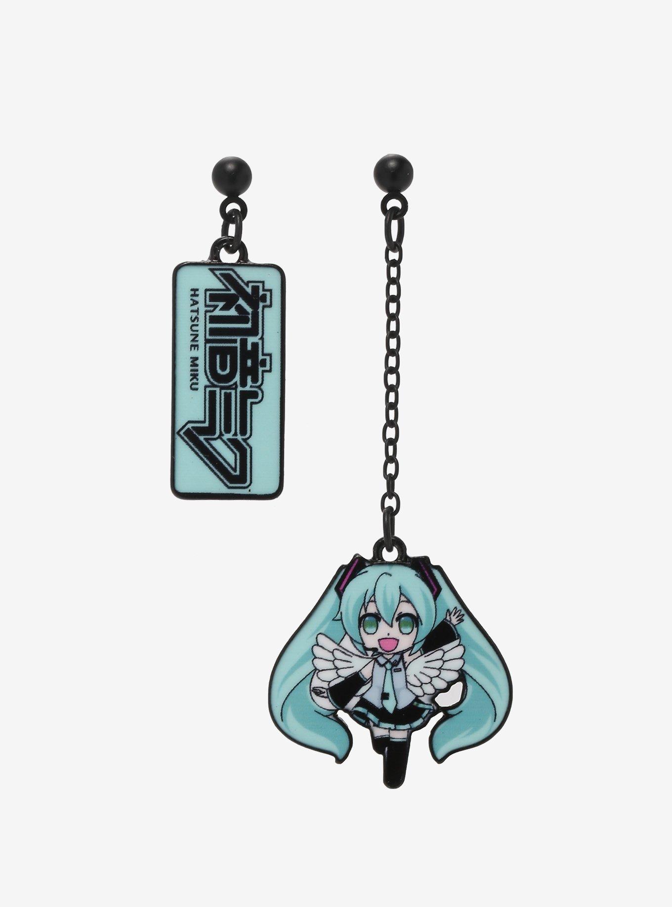 Hatsune Miku Mismatch Earrings, , hi-res