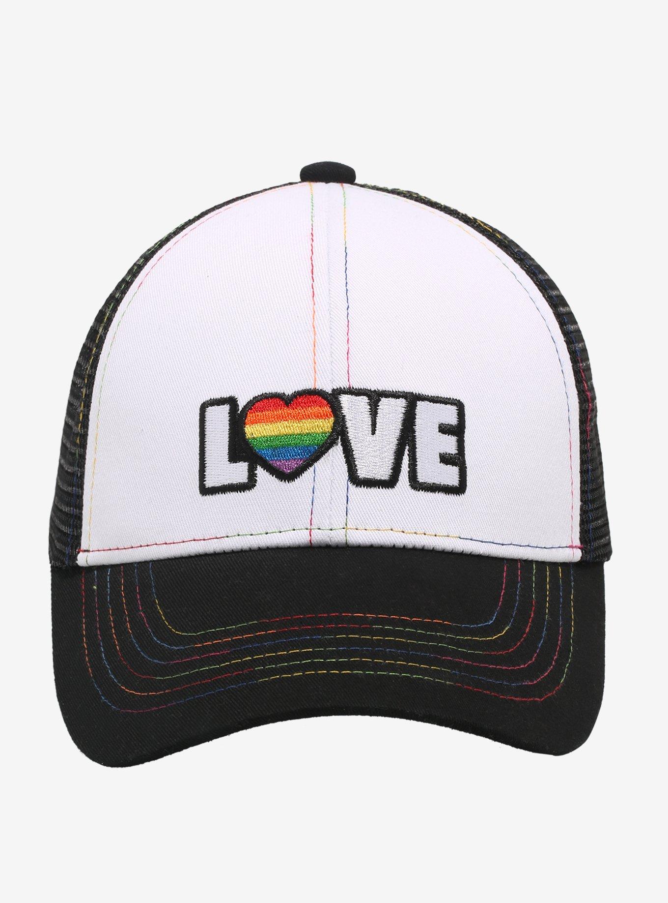 Pride Love Trucker Hat, , hi-res