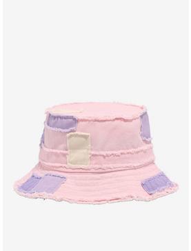 Pink Patchwork Bucket Hat, , hi-res