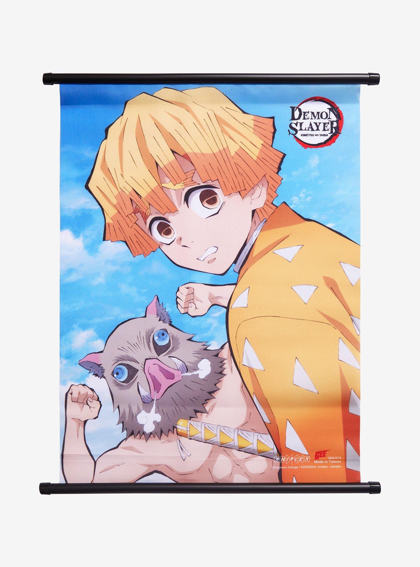 Demon Slayer: Kimetsu No Yaiba Zenitsu & Inosuke Wall Scroll | Hot Topic
