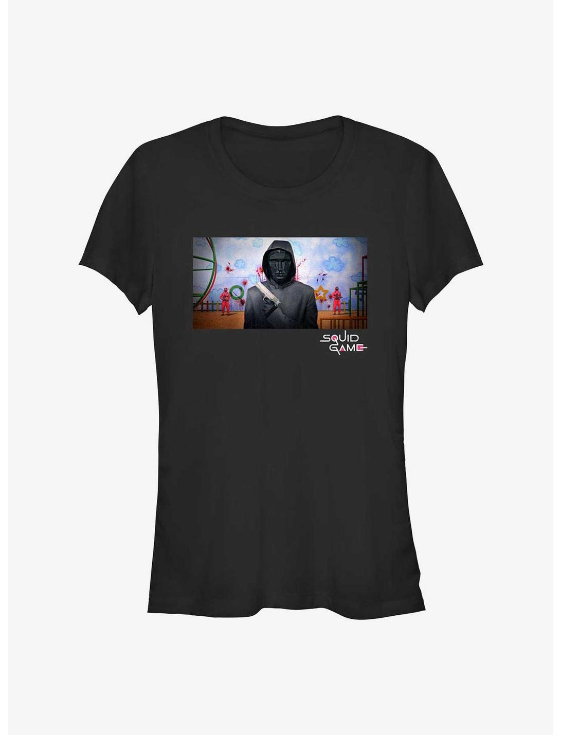 Squid Game Frontman Screenshot Girls T-Shirt, BLACK, hi-res