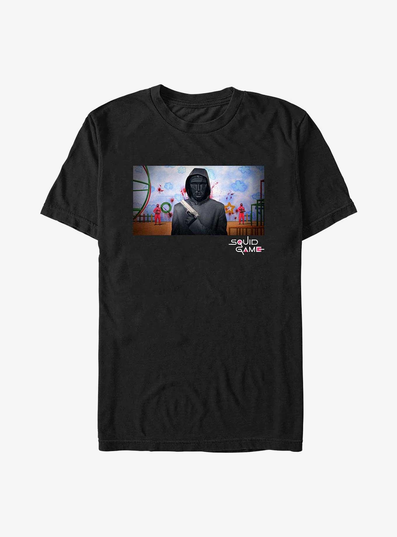 Squid Game Frontman Screenshot T-Shirt, BLACK, hi-res